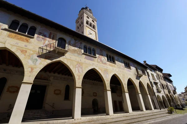 Buiten Historische Duomo Van Conegliano Provincie Treviso Veneto Italië — Stockfoto