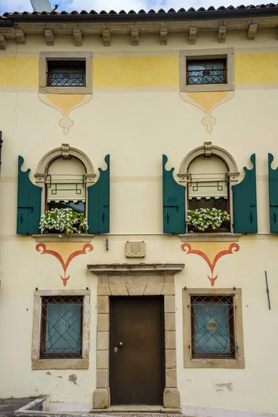 Palácio Histórico Miane Cidade Velha Província Treviso Veneto Itália — Fotografia de Stock