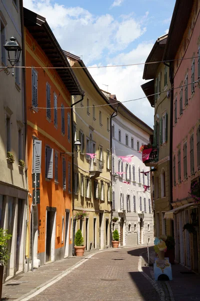 Rua Histórica Trento Trentino Alto Adige Itália — Fotografia de Stock