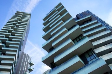 Modern buildings at Porta Nuova in Milan, Lombardy, Italy