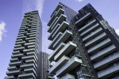 Modern buildings at Porta Nuova in Milan, Lombardy, Italy