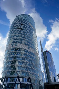 Modern buildings at Porta Nuova in Milan, Lombardy, Italy