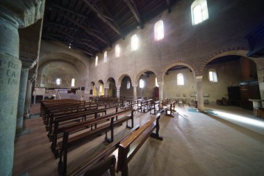 Agliate, Monza e Brianza province, Lombardy, Italy: medieval church of SS. Pietro e Paolo
