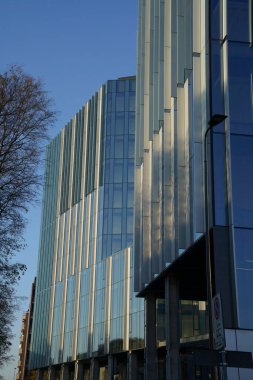 Milan, Lombardy, Italy: modern buildings along via Faravelli