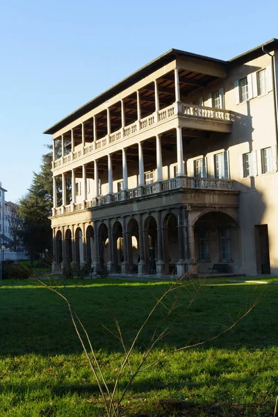 Milaan Lombardije Italië Buitenkant Van Villa Simonetta Historisch Gebouw Met — Stockfoto