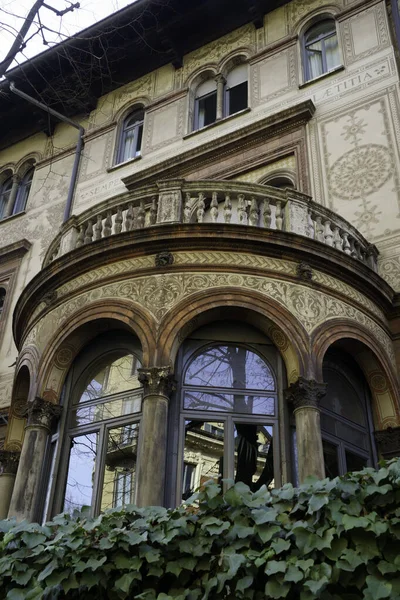 Milan Lombardie Itálie Staré Domy Podél Ariosto — Stock fotografie