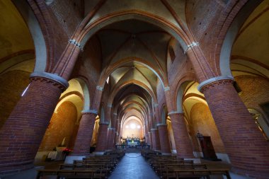 Morimondo Ortaçağ Manastırı, Milano, Lombardy, İtalya