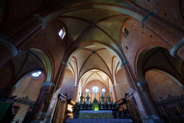 Morimondo Ortaçağ Manastırı, Milano, Lombardy, İtalya