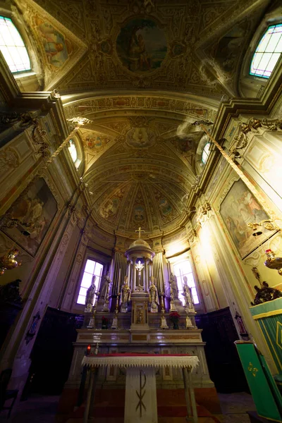 Gaggiano Milan Lombardy Italy Interior Historic Sant Invenzio Church — 스톡 사진
