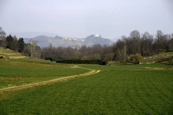 Landelijk Landschap Brianza Bij Usmate Lomagna Provincie Monza Lombardije Italië — Stockfoto