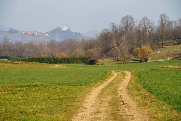 Paesaggio Rurale Brianza Vicino Usmate Lomagna Provincia Monza Lombardia Italia — Foto Stock