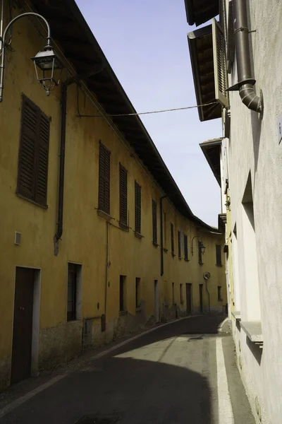 Oude Huizen Merate Provincie Lecco Lombardije Italië — Stockfoto