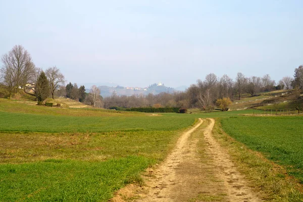 Ländliche Landschaft Der Brianza Der Nähe Von Usmate Und Lomagna — Stockfoto