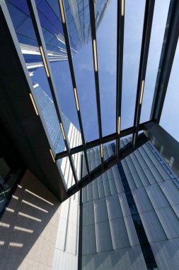 Milan, Lombardy, Italy: modern buildings along via Faravelli
