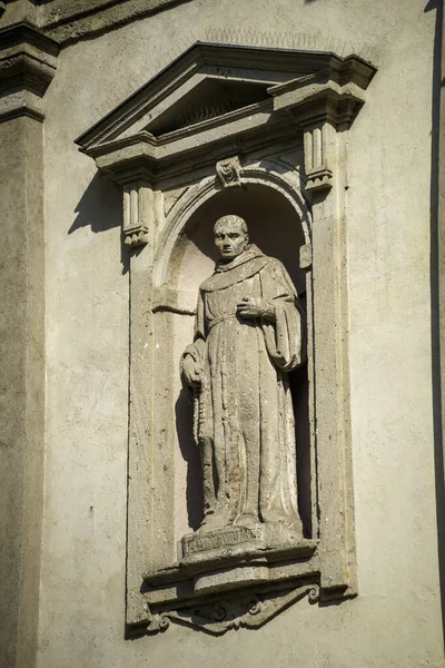 Kostel Svatého Angela Miláně Lombardie Itálie Detail Fasády — Stock fotografie