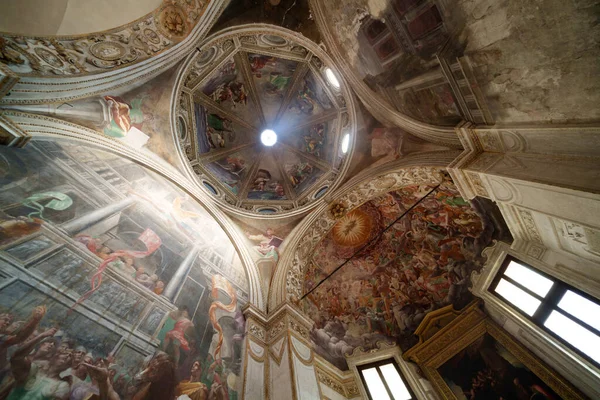 Milan Lombardie Itálie Interiér Středověkého Kostela San Marco — Stock fotografie