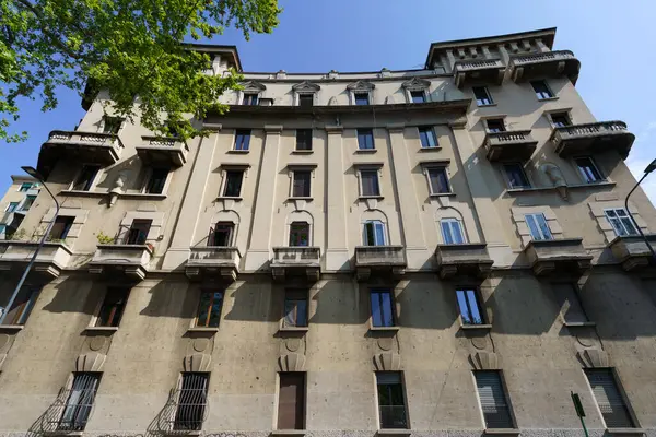 Régi Ház Piazza Firenze Mellett Milánóban Lombardia Olaszország — Stock Fotó
