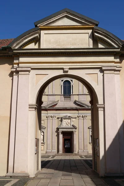 Exterior Histórica Certosa Garegnano Milán Lombardía Italia —  Fotos de Stock