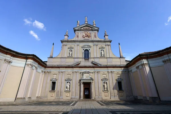 Történelmi Certosa Garegnano Külseje Milánóban Lombardia Olaszország — Stock Fotó