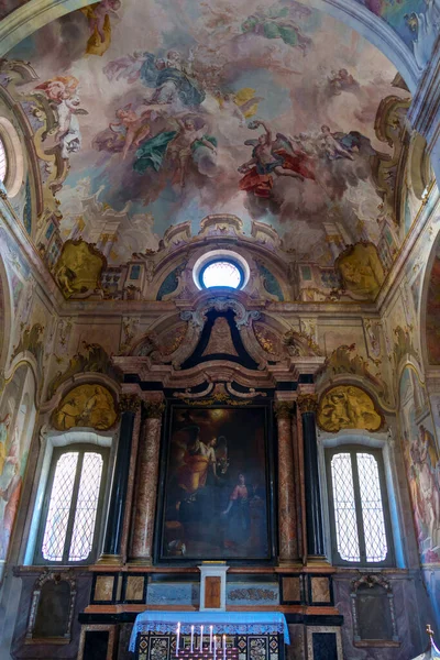 Interior Historic Certosa Garegnano Milan Lombardy Italy — Stock Photo, Image