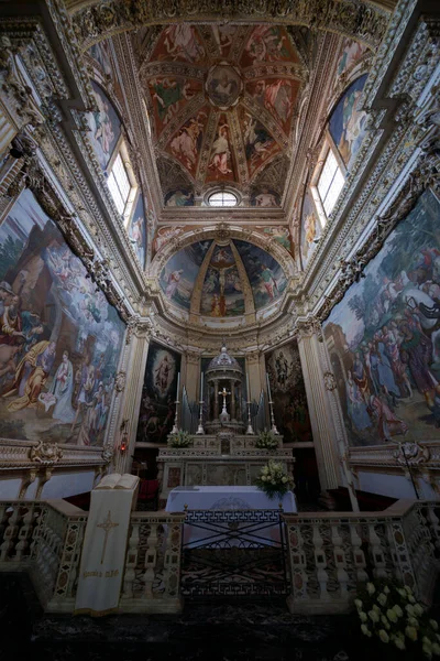 Interiör Den Historiska Certosa Garegnano Milano Lombardiet Italien — Stockfoto