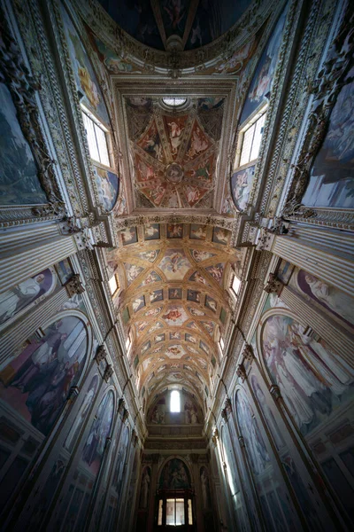 Интерьер Исторической Галереи Certosa Garegnano Милане Ломбардия Италия — стоковое фото