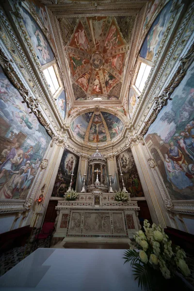 Interior Histórica Certosa Garegnano Milán Lombardía Italia — Foto de Stock
