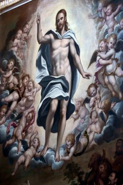 Tarihi Certosa di Garegnano 'nun İçi Milano, Lombardiya, İtalya