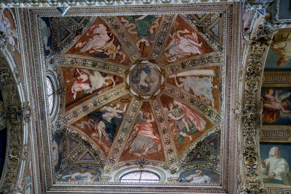 Интерьер Исторической Галереи Certosa Garegnano Милане Ломбардия Италия — стоковое фото