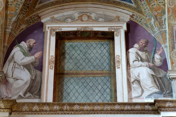 Interieur Van Historische Certosa Garegnano Milaan Lombardije Italië — Stockfoto