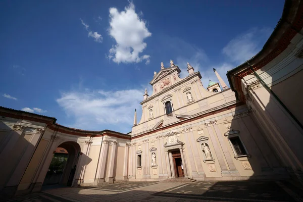 Exterior Historic Certosa Garegnano Milan Lombardy Italy — стокове фото