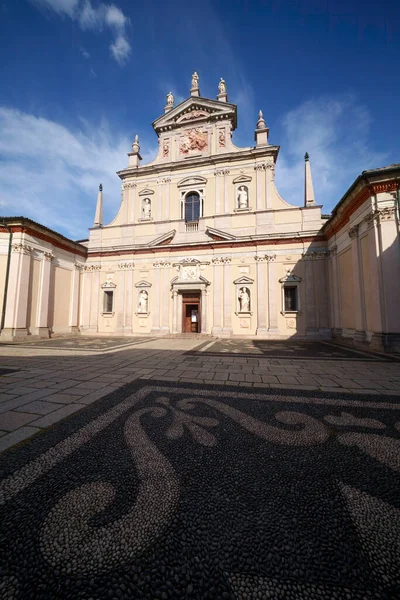 Történelmi Certosa Garegnano Külseje Milánóban Lombardia Olaszország — Stock Fotó