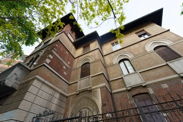 Milan Lombardie Italie Extérieur Château Historique Pozzi — Photo