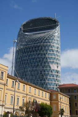 Modern buildings at Porta Nuova in Milan, Lombardy, Italy