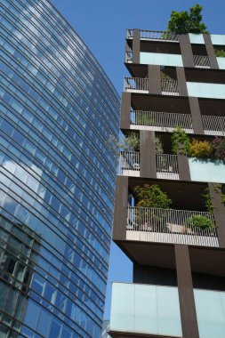 Modern buildings at Porta Nuova in Milan, Lombardy, Italy
