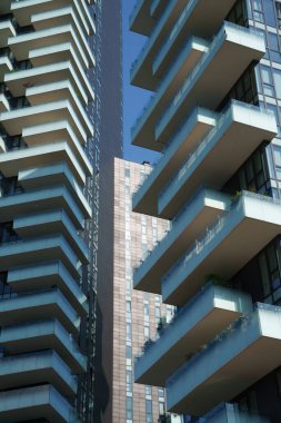 Modern buildings at Porta Nuova in Milan, Lombardy, Italy