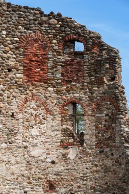 İtalya, Lombardy 'deki Varese ili Castáprio Arkeoloji Parkı. Unesco Dünya Mirası Sitesi