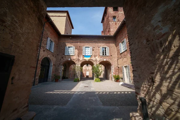 Fagnano Olona Provincia Varese Lombardía Italia Exterior Del Castillo Histórico — Foto de Stock