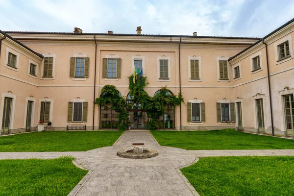 Villa Mezzabarba Στο Borgarello Επαρχία Pavia Λομβαρδία Ιταλία Που Φιλοξενεί — Φωτογραφία Αρχείου