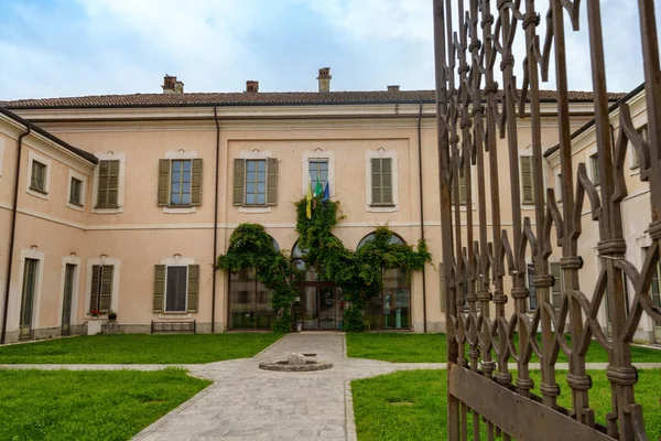 Villa Mezzabarba Στο Borgarello Επαρχία Pavia Λομβαρδία Ιταλία Που Φιλοξενεί — Φωτογραφία Αρχείου