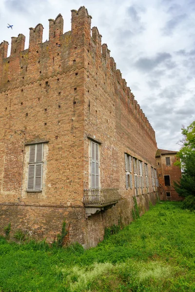 Castillo Medieval Belgioioso Provincia Pavía Lombardía Italia — Foto de Stock