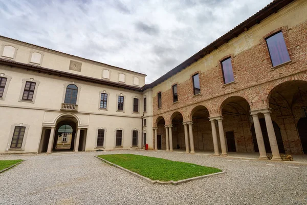 Středověký Hrad Belgioso Provincii Pavia Lombardie Itálie — Stock fotografie