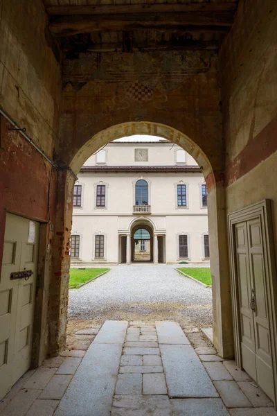 Château Médiéval Belgioioso Dans Province Pavie Lombardie Italie — Photo