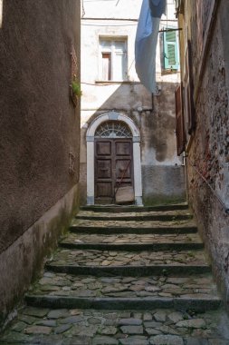 Fosdinovo, İtalya, Toskana 'nın Carrara eyaletindeki ortaçağ kasabası.