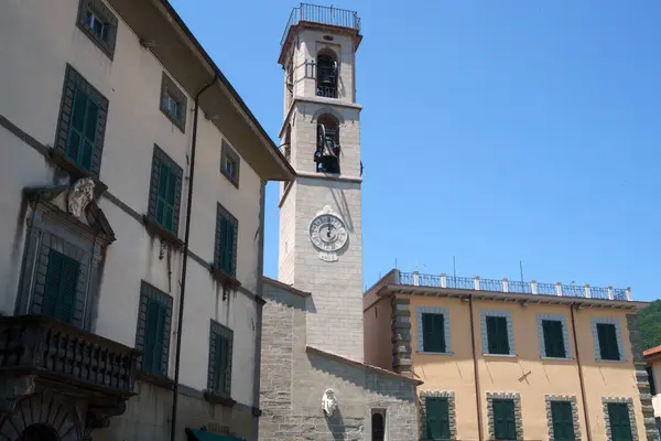 Piazza Principale Fivizzano Provincia Massa Carrara Toscana — Foto Stock