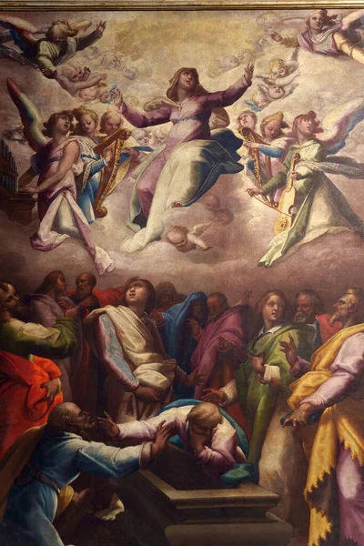 카마이오레 성당의 인테리어 토스카나 이탈리아 — 스톡 사진