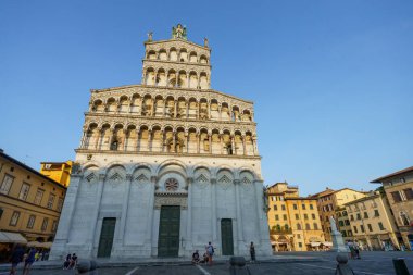 Lucca, Toskana 'daki Foro Kilisesi' nde San Michele 'de.