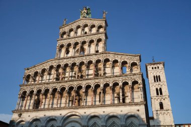 San Michele Foro kilise Lucca, Toskana, İtalya