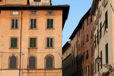 Lucca, Toskana, İtalya 'daki Foro Meydanı' nda San Michele