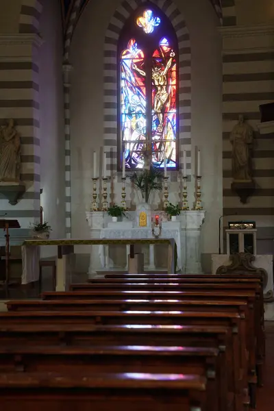 Église Historique Santa Maria Assunta San Leonardo Lari Province Pise — Photo